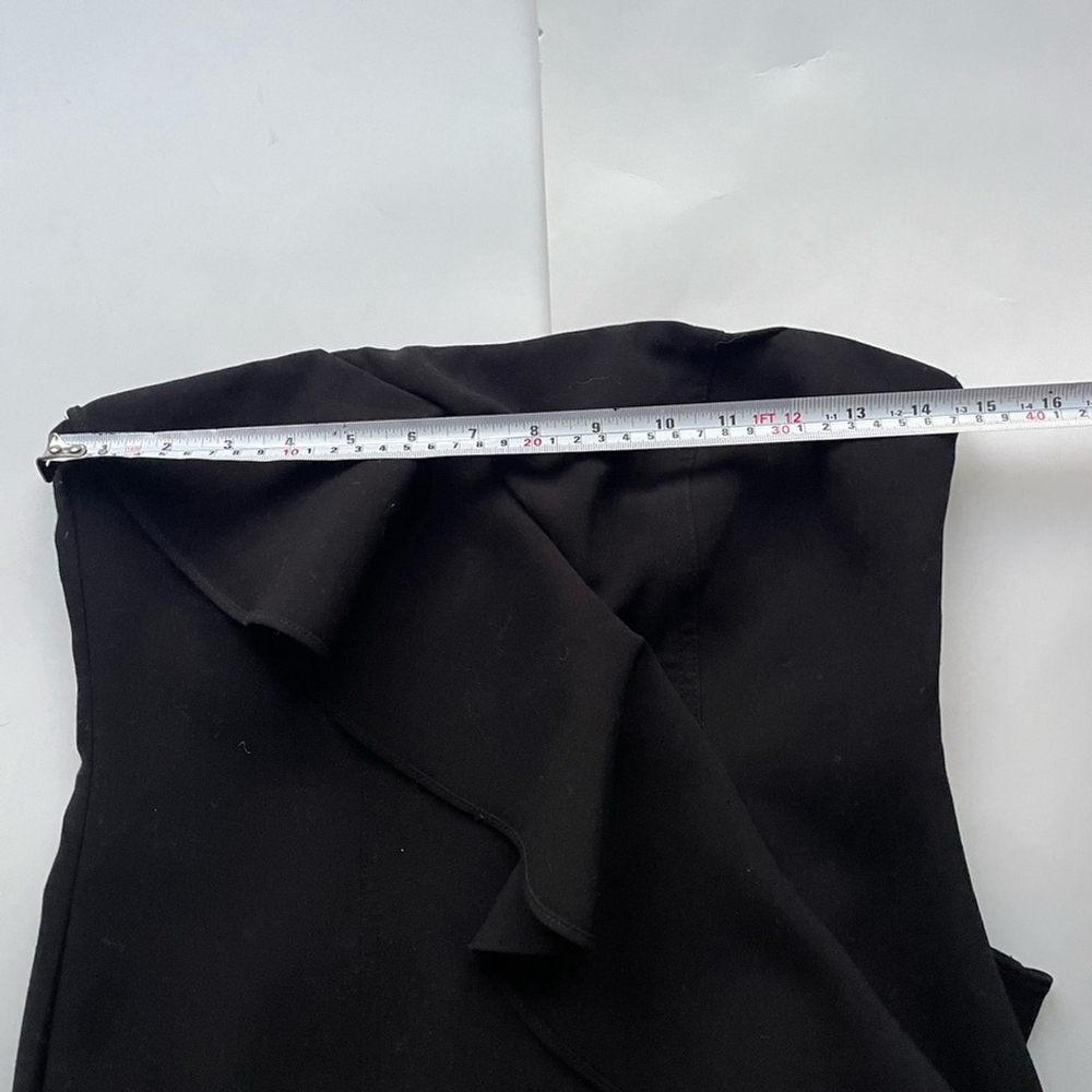 Likely Monetta Strapless Ruffle Mini Dress Black Size 8 Revolve Cocktail - Picture 5 of 7